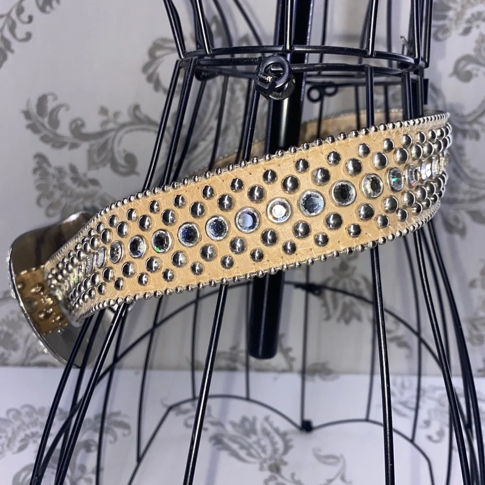 b.b. Simon‎ Vintage Belt Crystal Swarovski Size Small 28